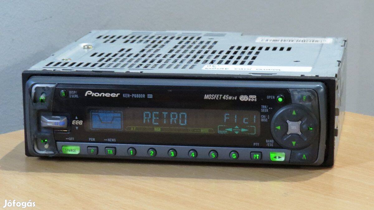 Pioneer KEH-P6800R retro autorádió rádió magnó