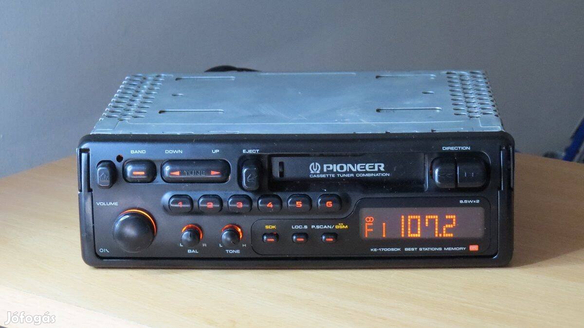 Pioneer KE-1700SDK retro régi rádio autórádió magnó