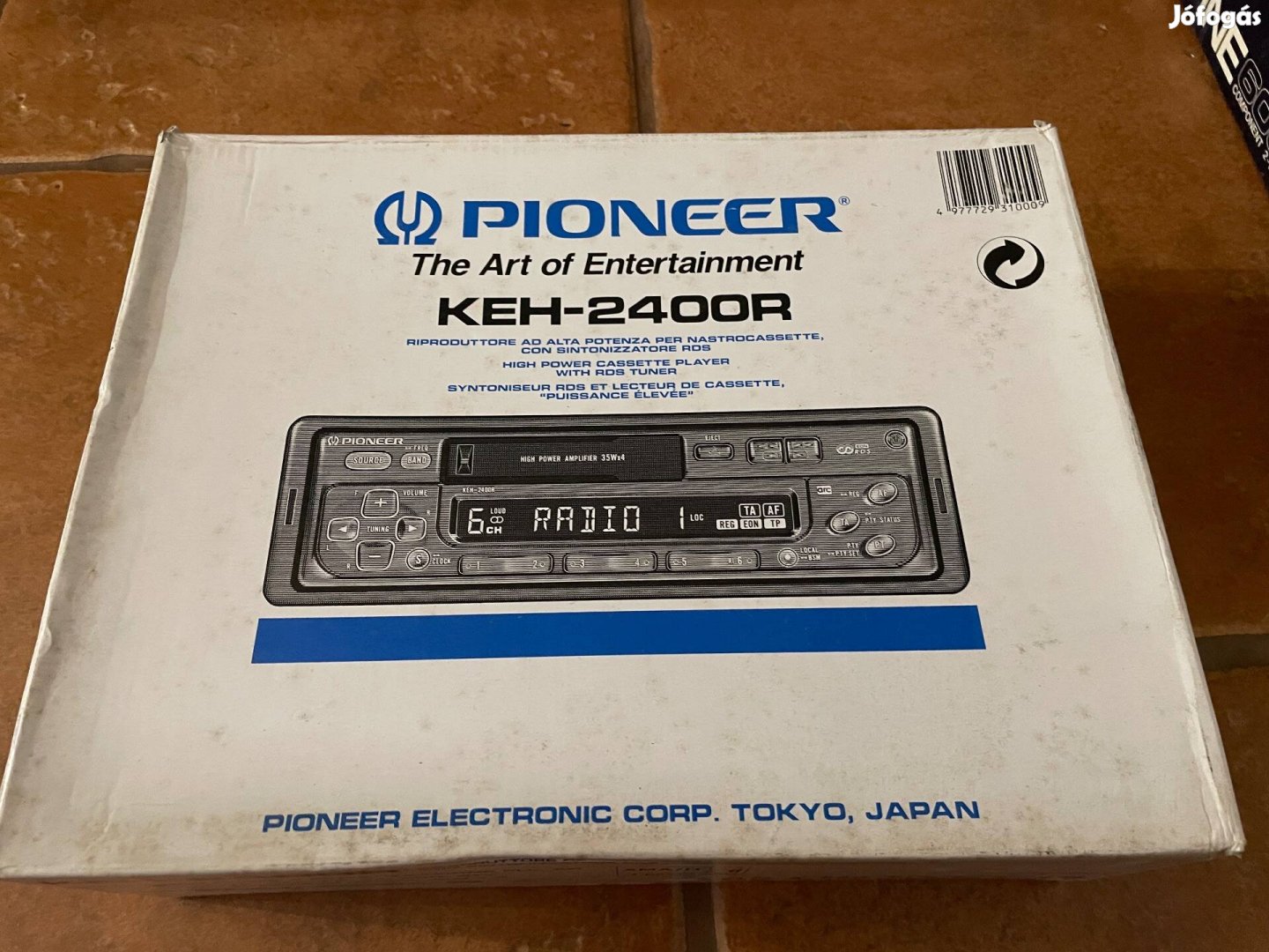 Pioneer Keh-2400R rádiós-magnó, vadonatúj Új, NOS készülék