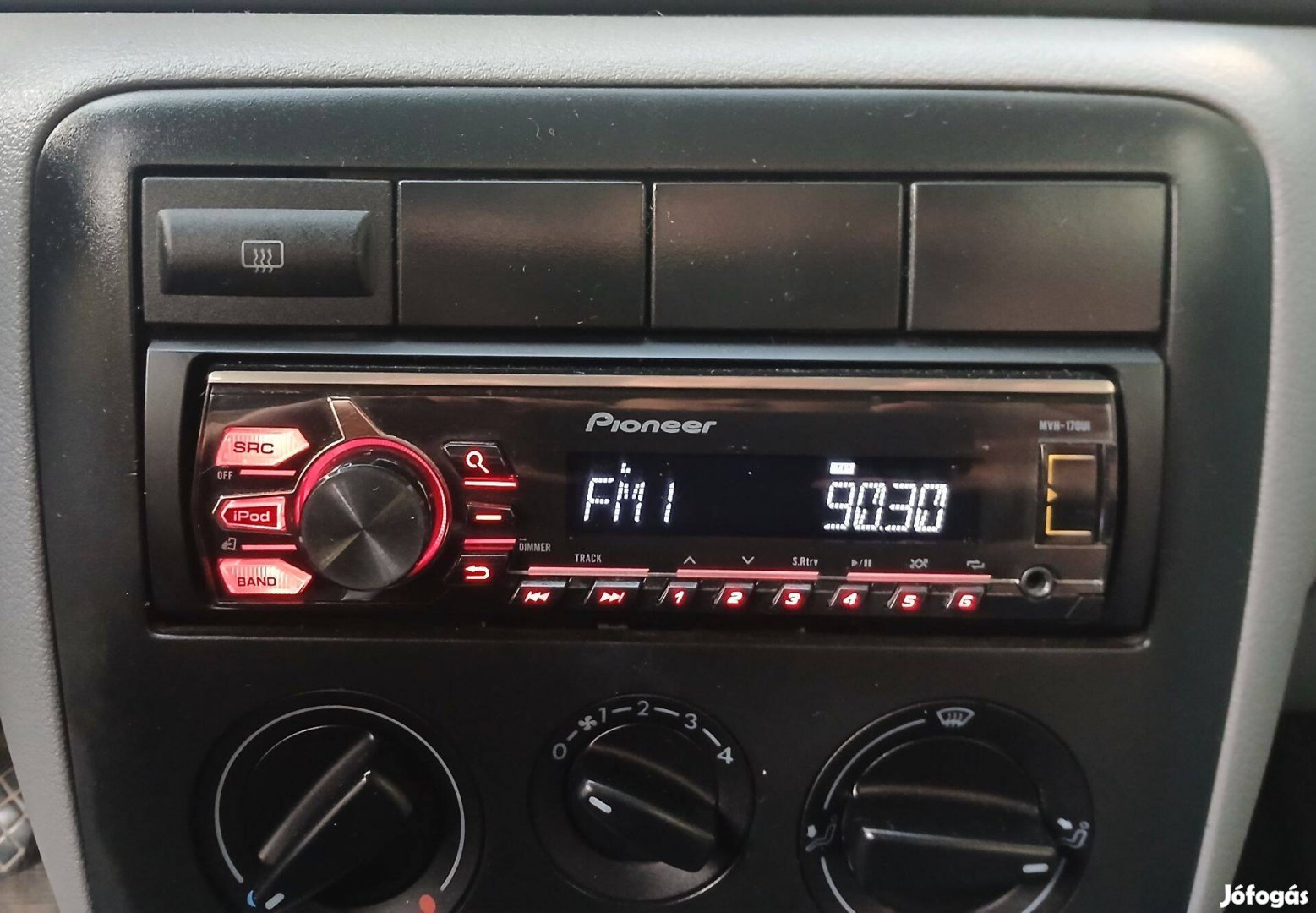 Pioneer MVH170UI fejegyég