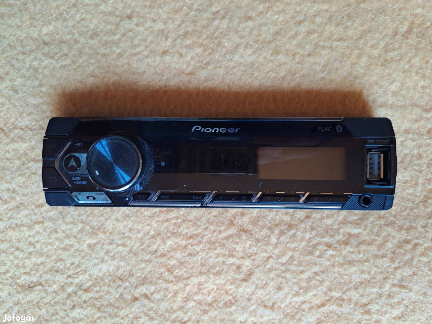 Pioneer MVH-S420BT mechanika nélküli autóhifi fejegység, BT, USB/AUX