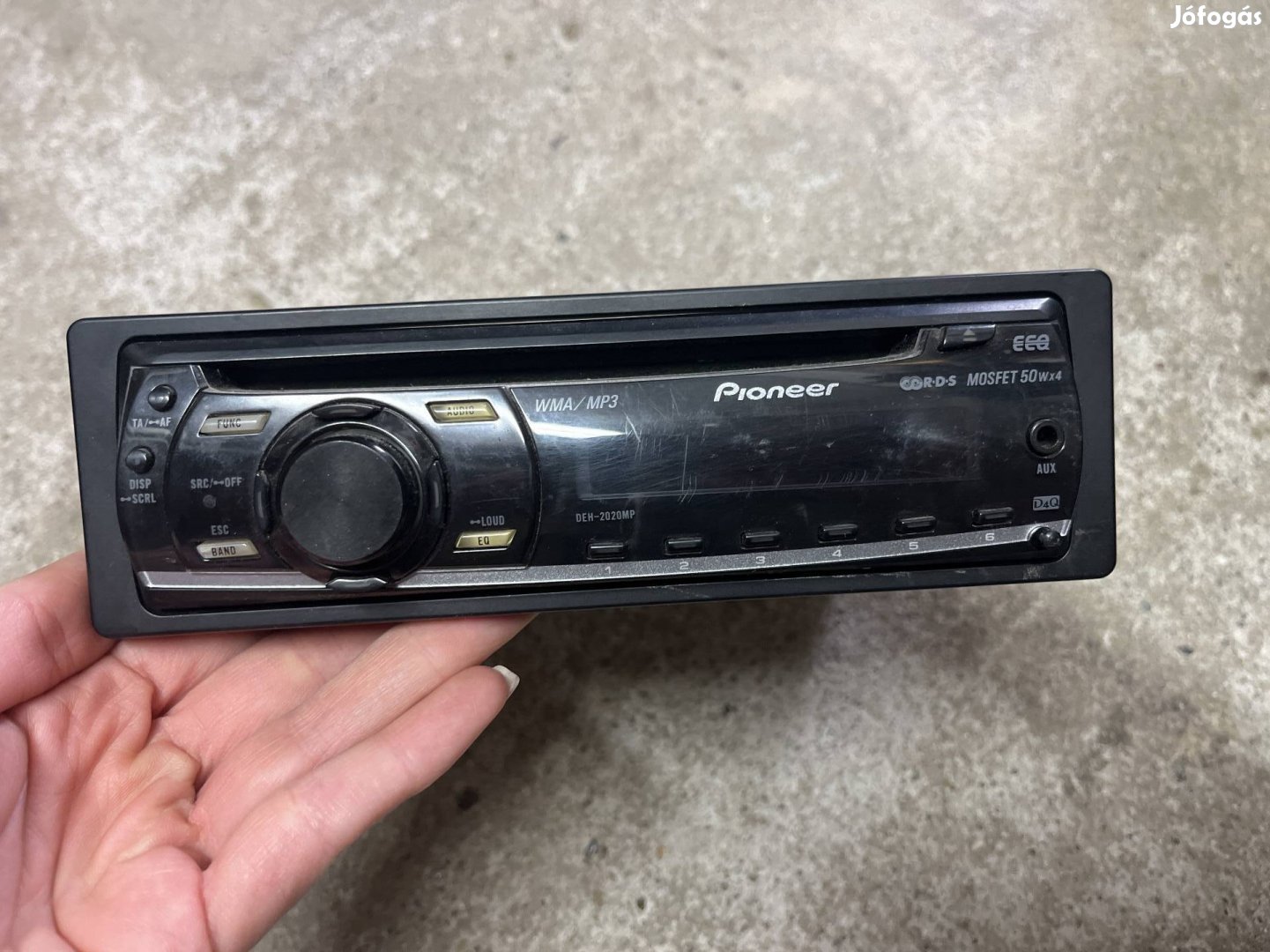 Pioneer Mosfet 50wx4 autórádió 
