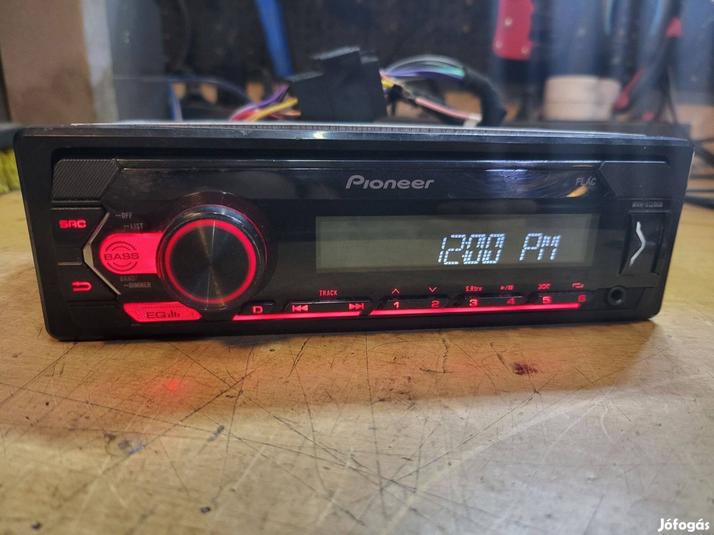 Pioneer Mvh-S120UB fejegység (usb/aux)