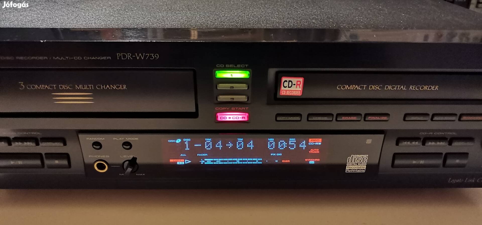 Pioneer PDR-W739 CD-író, másoló 