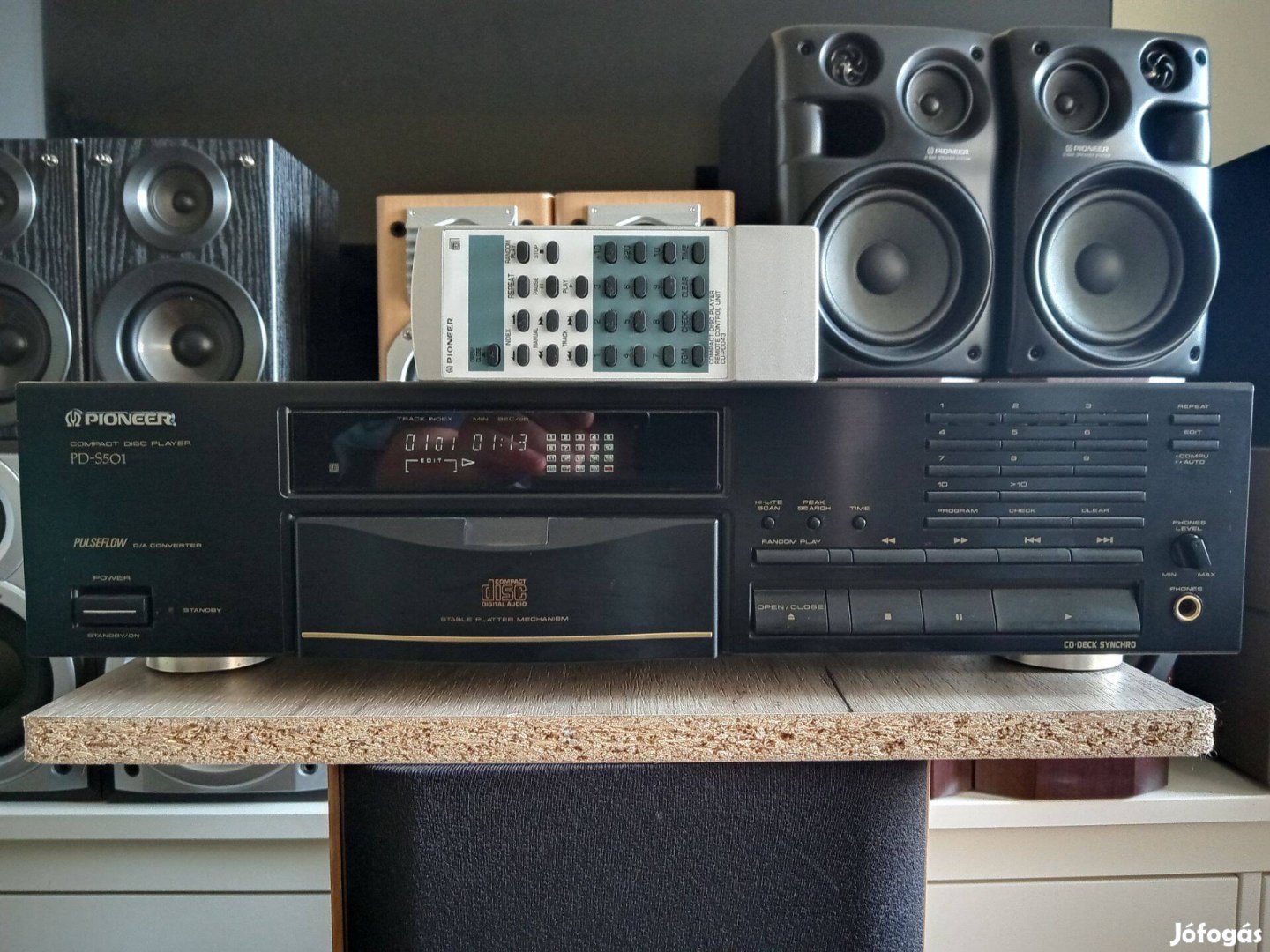 Pioneer PD-S501 CD-lejátszó szép állapotban távval eladó