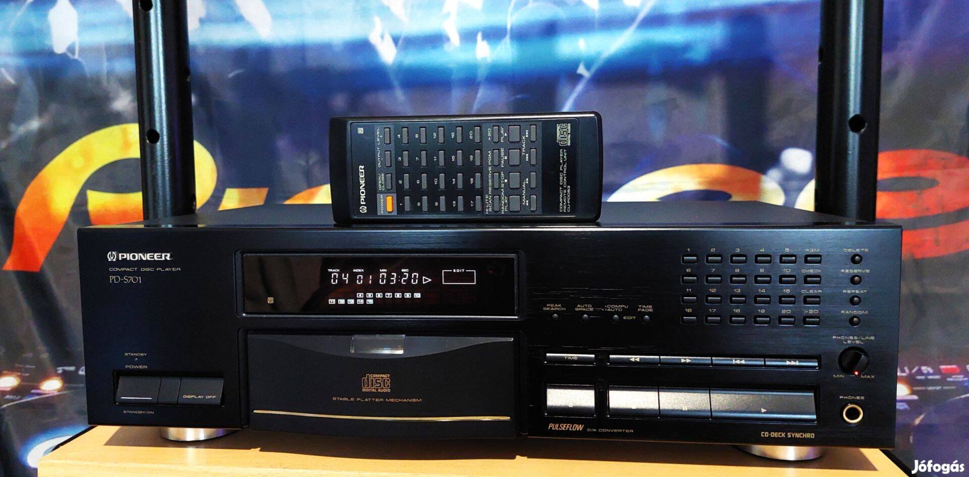 Pioneer PD-S701 Hi-Fi CD Lejátszó.Top állapot!