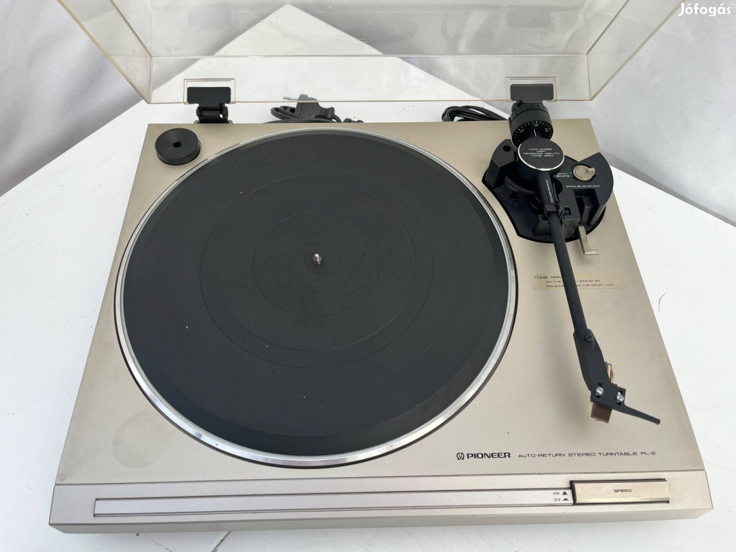 Pioneer PL-2 lemezjátszó szervizelve