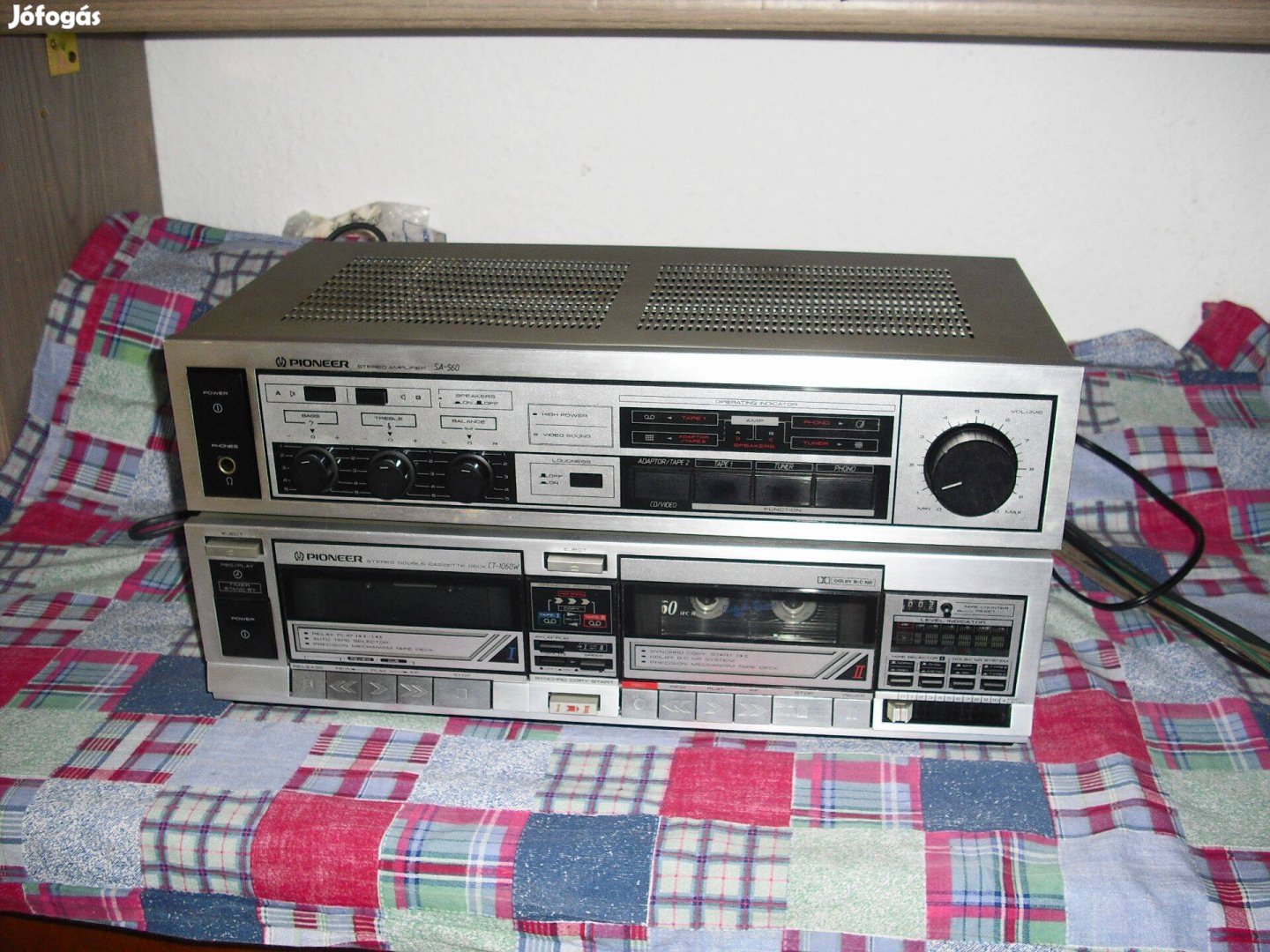 Pioneer SA 560 erősitő+ CT1060w deck