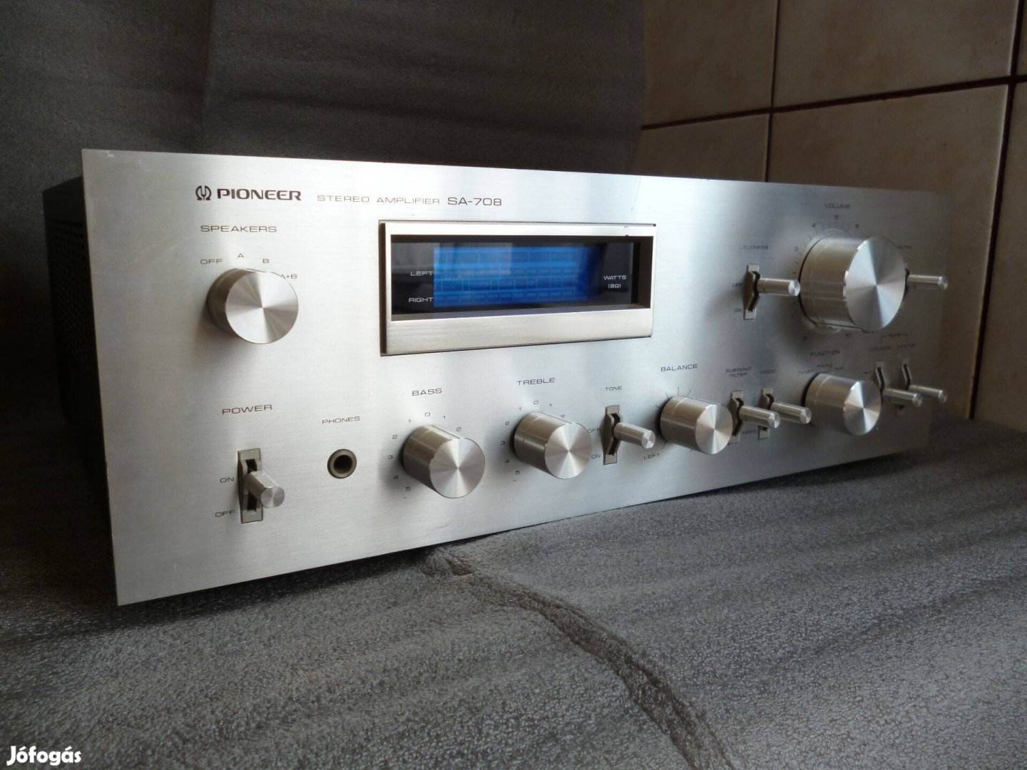 Pioneer SA 708 kékkorszakos erősítő