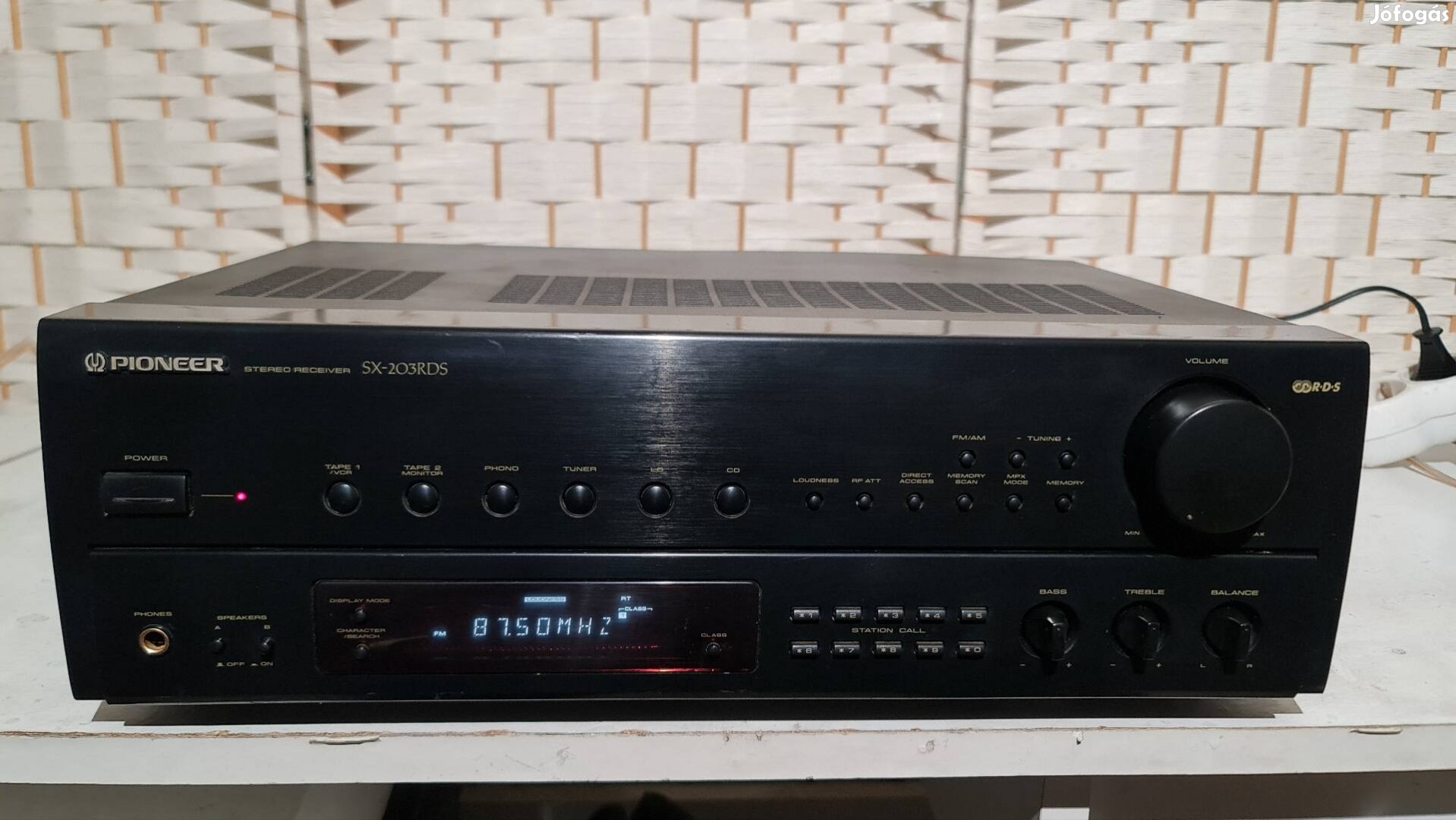 Pioneer SX-203 rádiós sztereó erősítő kiváló állapotban