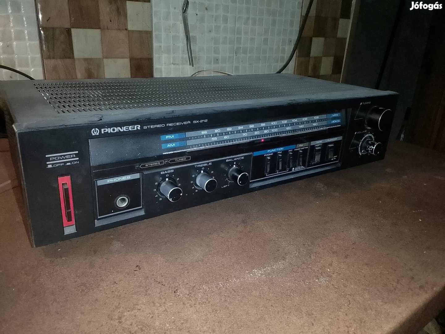 Pioneer SX-212 SX rádió erősítő hibátlan működéssel Japán