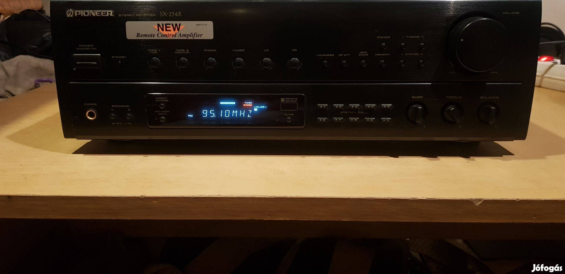 Pioneer SX 254R rádiós sztereó hifi stereo erősítő