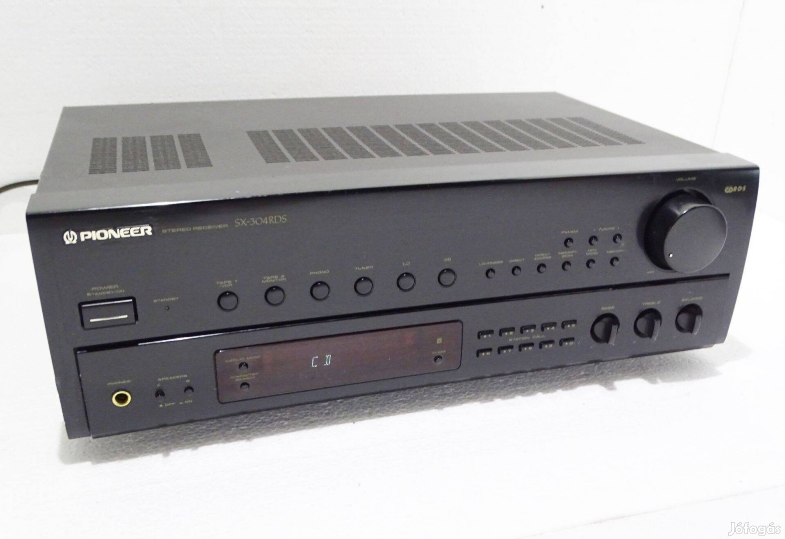 Pioneer SX-304RDS sztereó erősítő rádió erősítő fekete