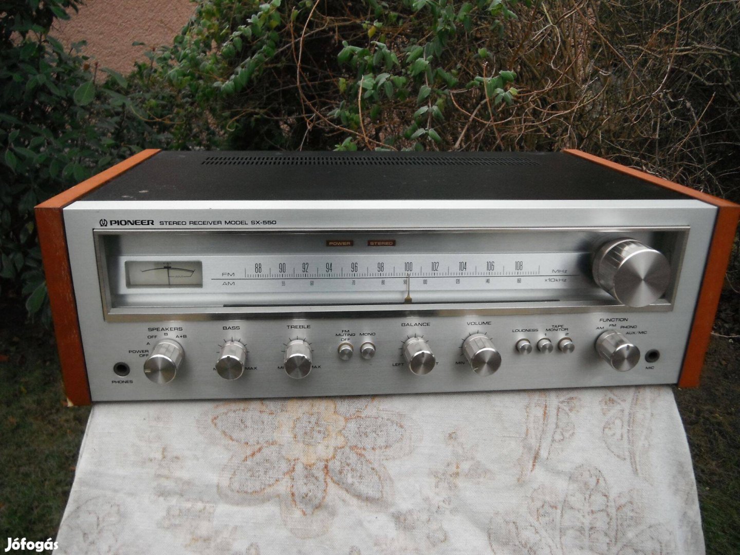 Pioneer SX-550 vintage rádióerősítő