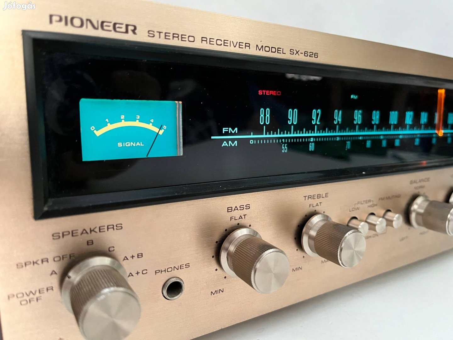 Pioneer SX-626 gold rádiós erösítö szervizelve SX626 SX 626