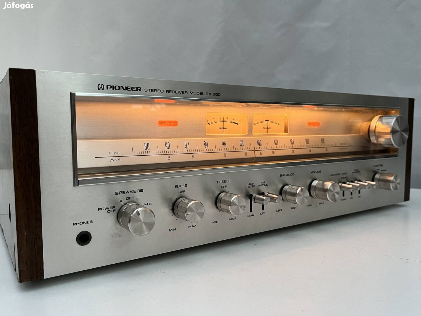 Pioneer SX-650 SX650 SX 650 erösítö rádió receiver rádiós