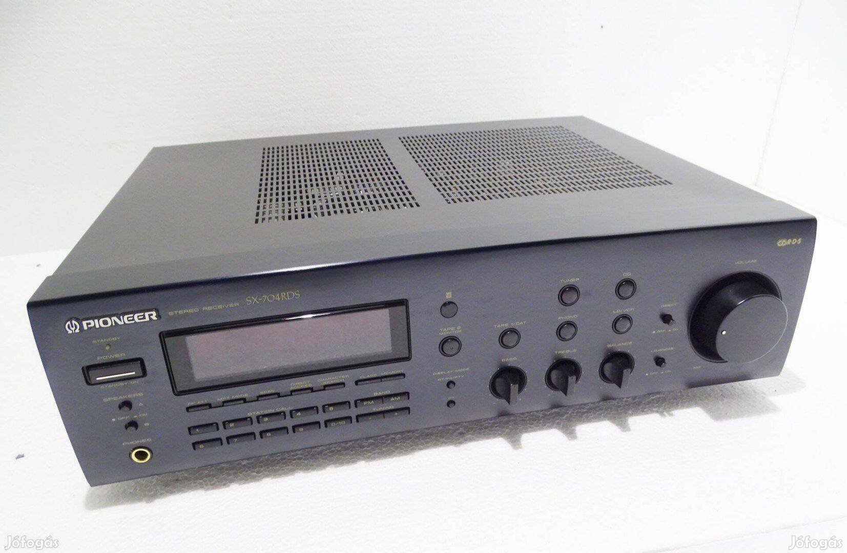 Pioneer SX-704RDS rádióerősítő sztereó erősítő