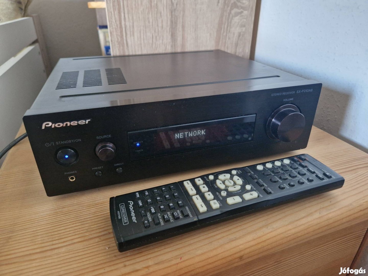 Pioneer SX P01 Erősitő  távval,dobozában