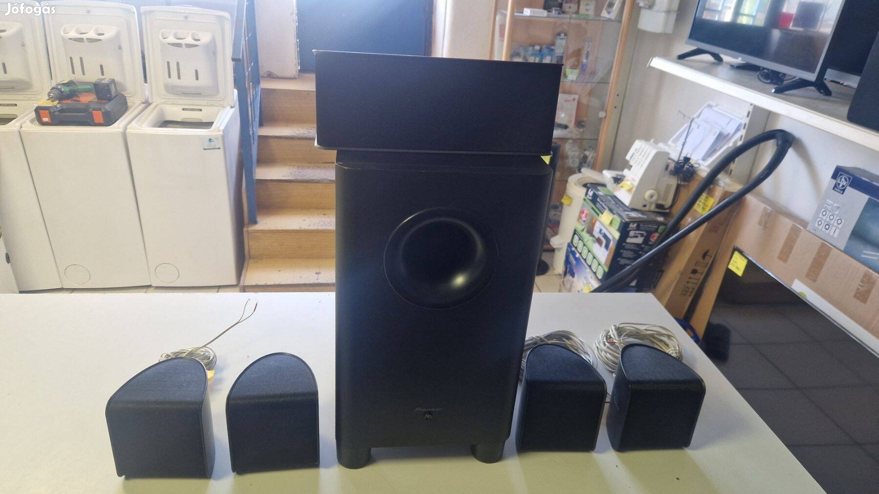 Pioneer S-21W Aktív mélyláda+Pioneer S-11 hangfalszett jótállással