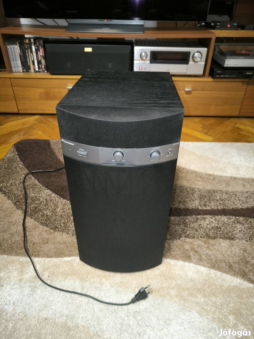 Pioneer S-W110S-K Házimozi aktív subwoofer, mélyláda sztereóhoz is