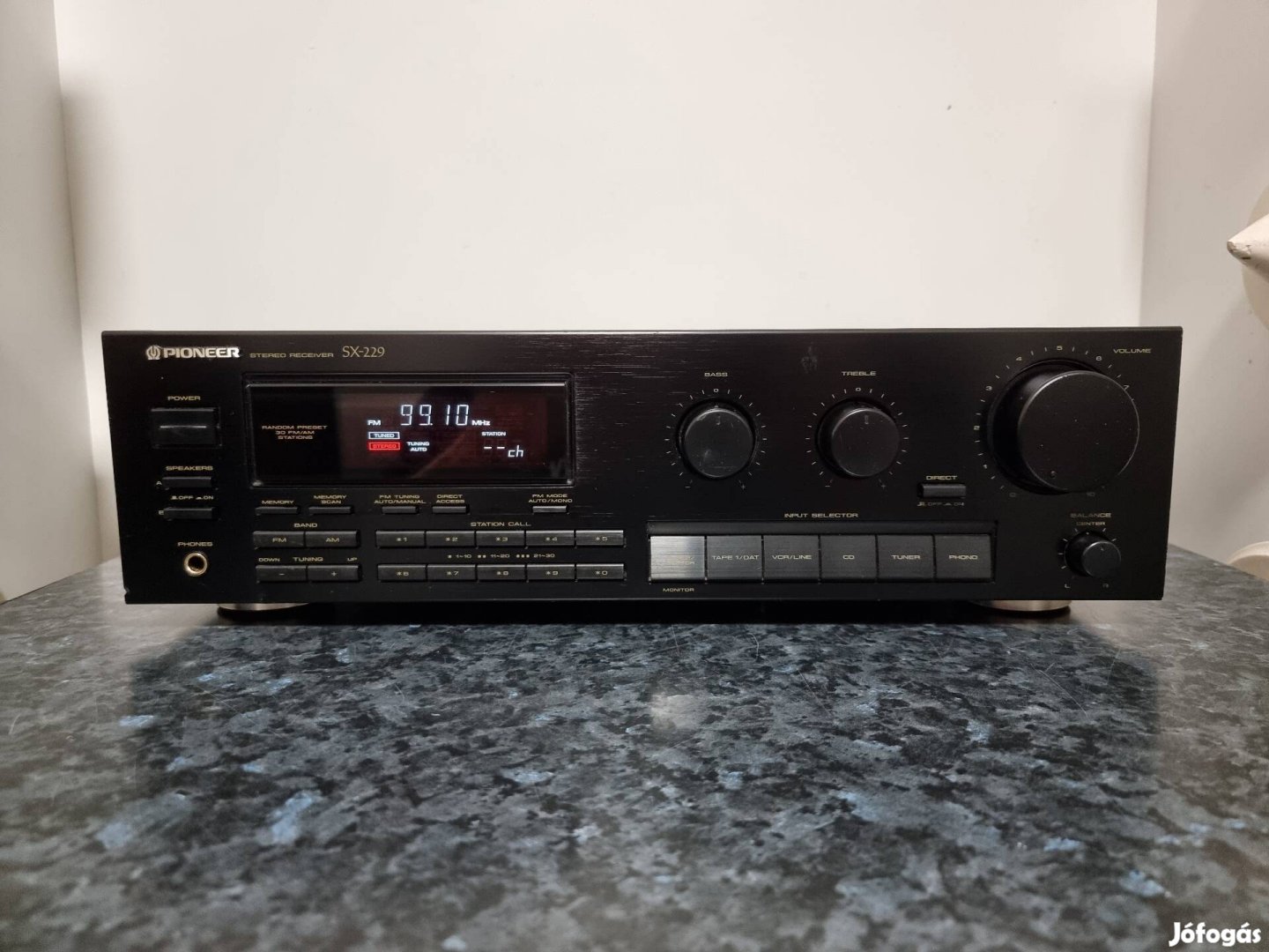 Pioneer Sx-229 stereo rádiós erősítő 