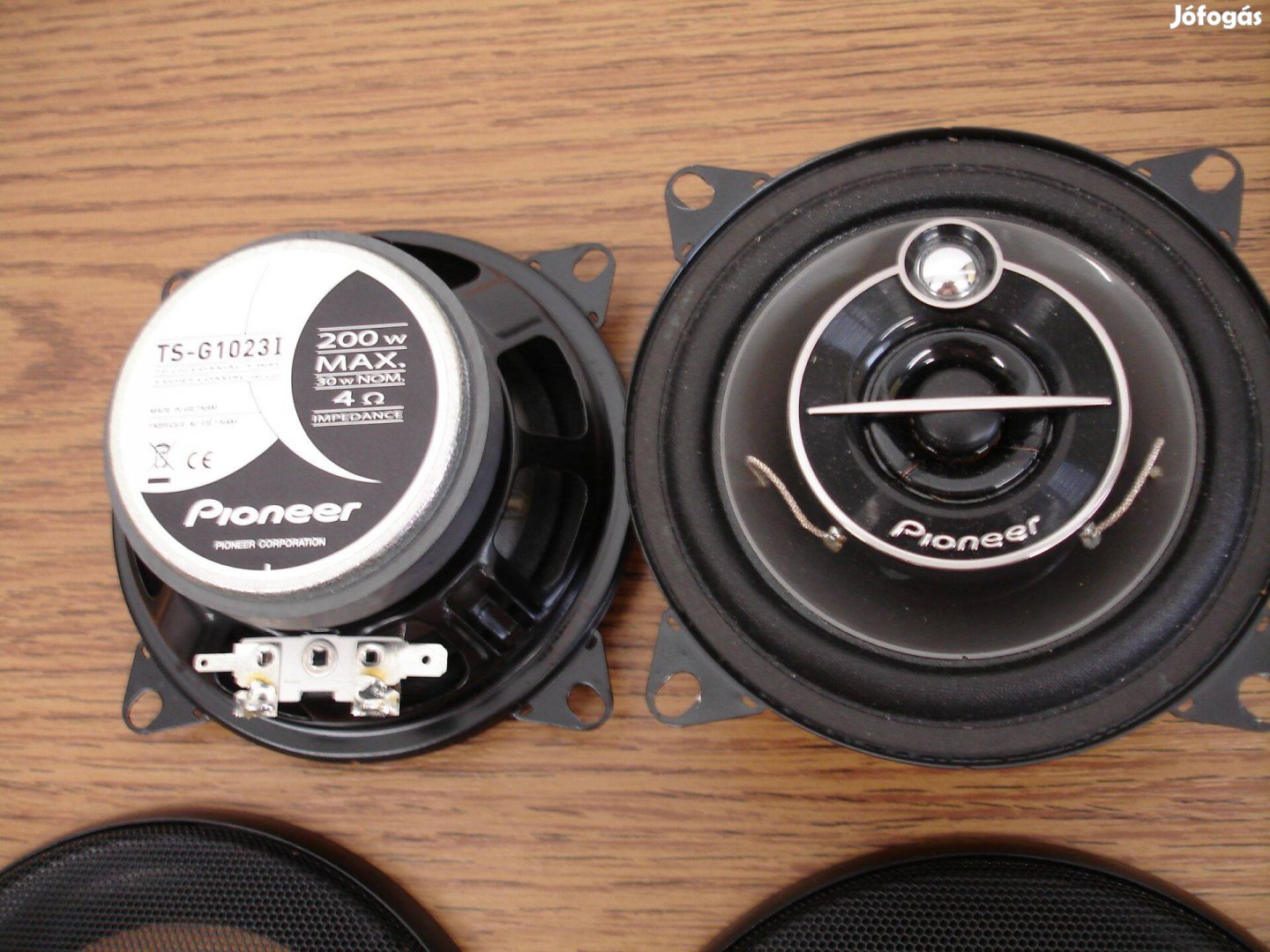 Pioneer TS-G1023I 3 10cm autó hangszóró pár koaxiális 3 utas autóhangs