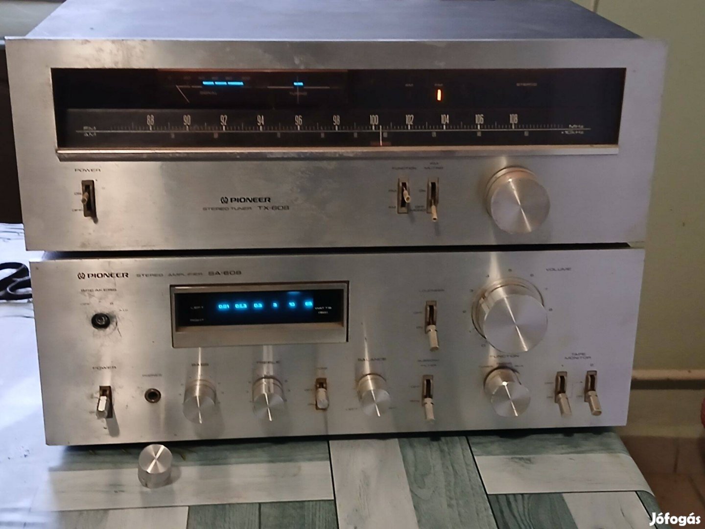 Pioneer TX 608 és SA 608 kék korszak