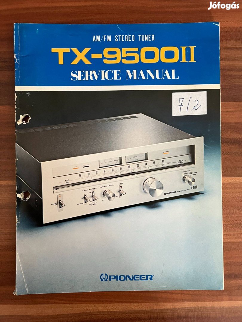 Pioneer TX 9500 II szerviz könyv, utasítás, leírás #2