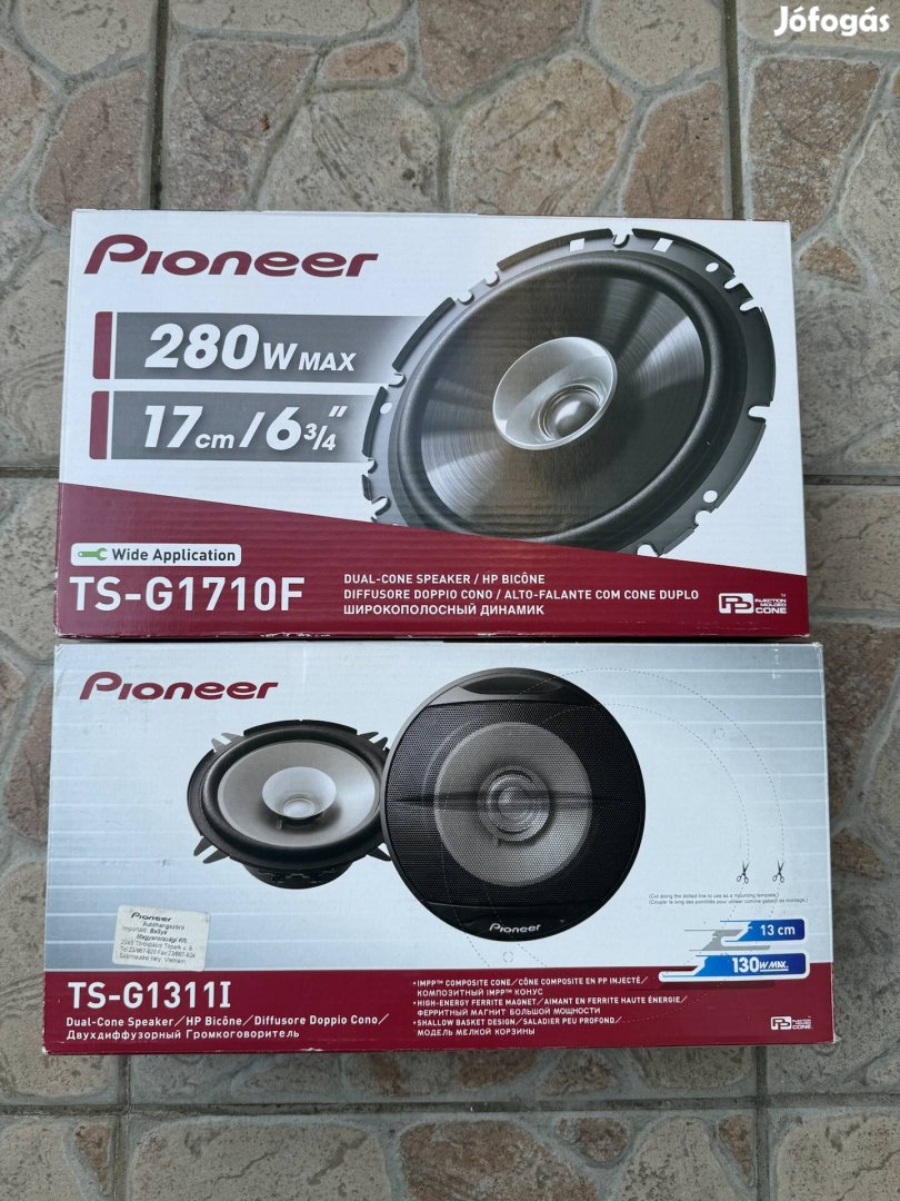 Pioneer Ts-g 1710f és Ts-g1311i új hangszórók