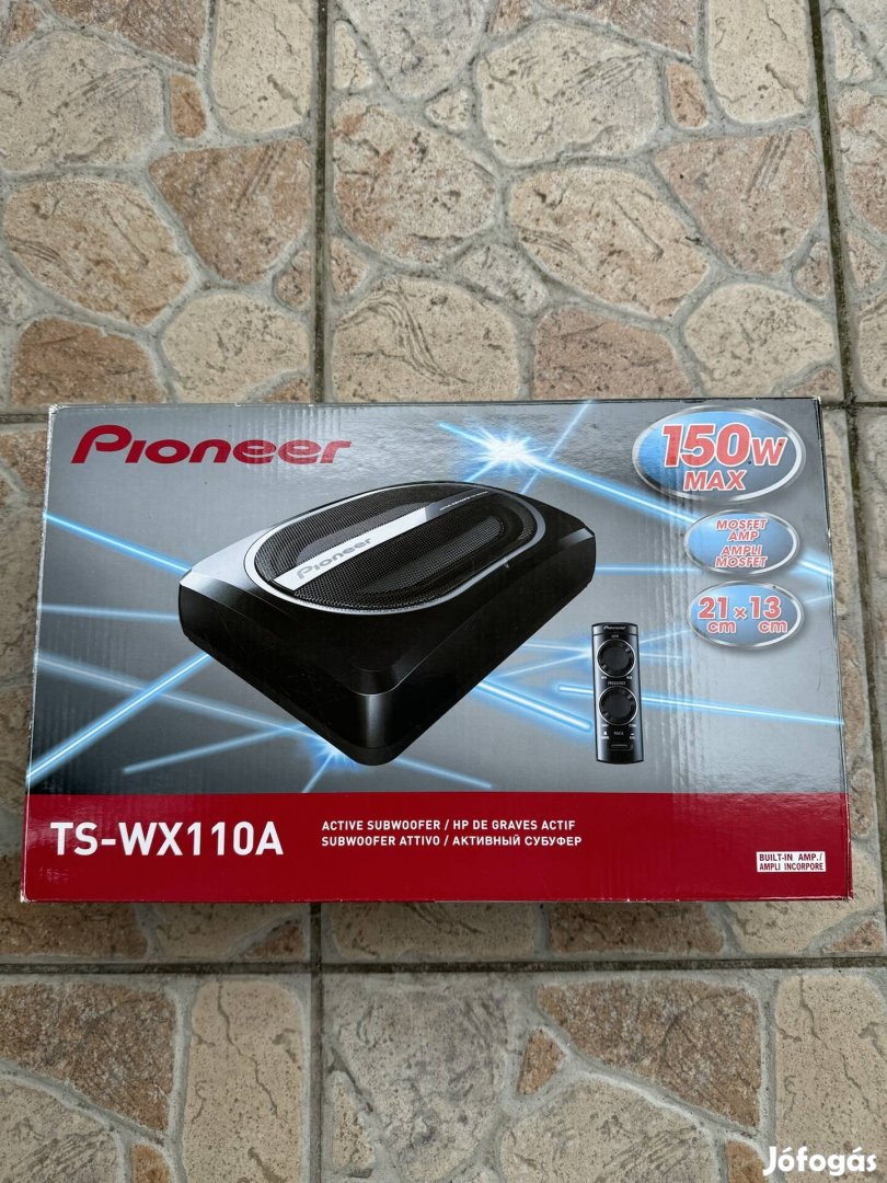 Pioneer Ts-wx 110A aktiv láda ,ülés alá ingyen kábel szett