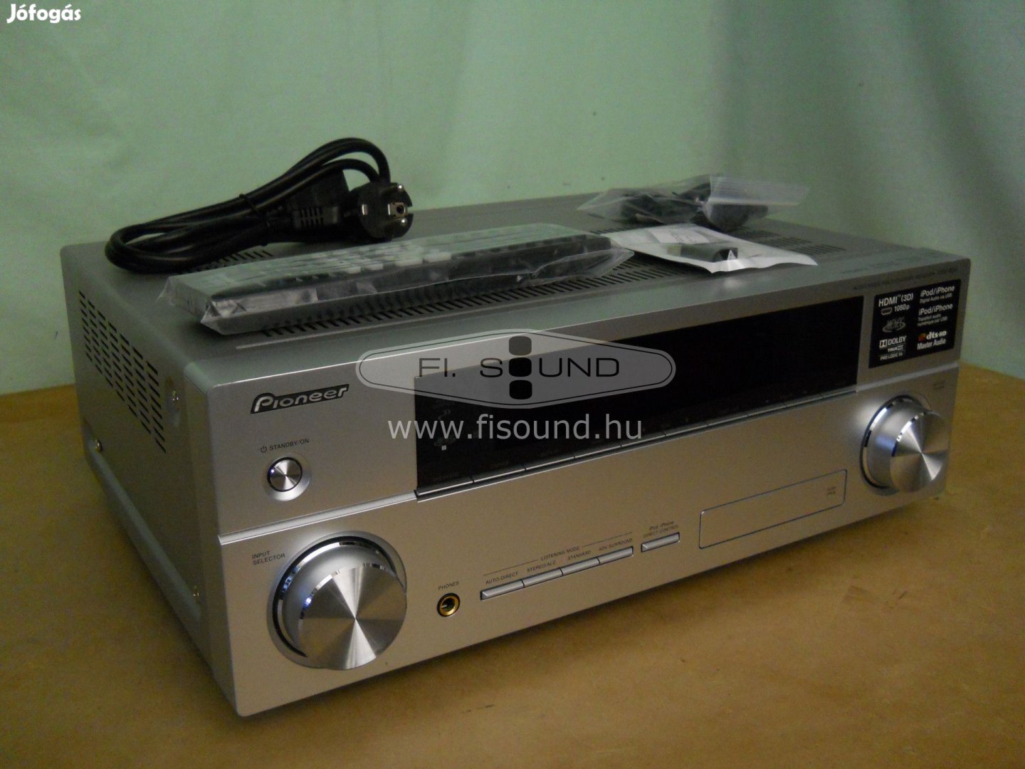 Pioneer VSX-820-S , (2.) 5x130W,6-16 ohm,5.1-s rádiós házimozi erősítő
