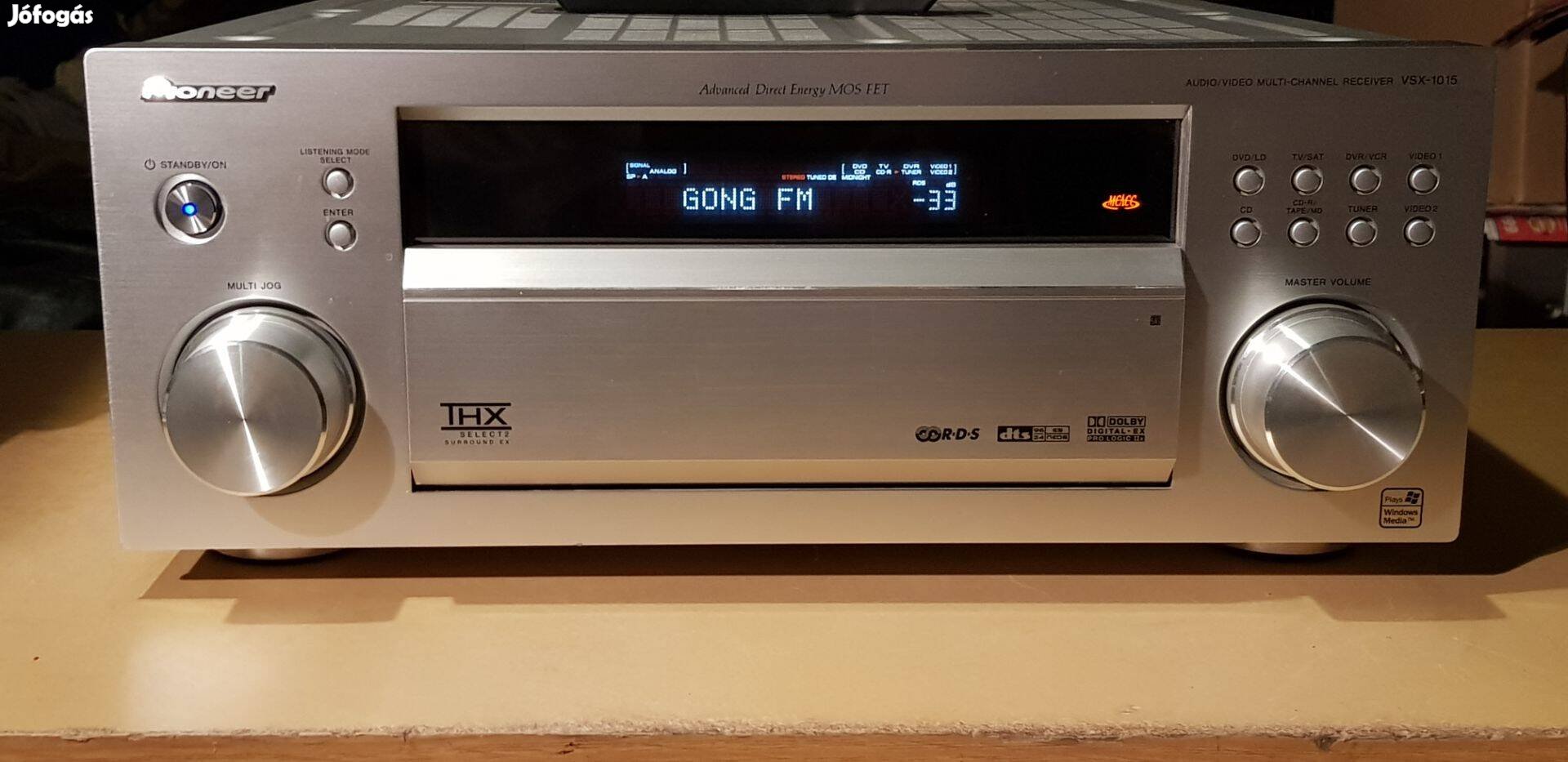 Pioneer Vsx 1015 15,4kg 150 watt/ch rádiós erősítő távval wr