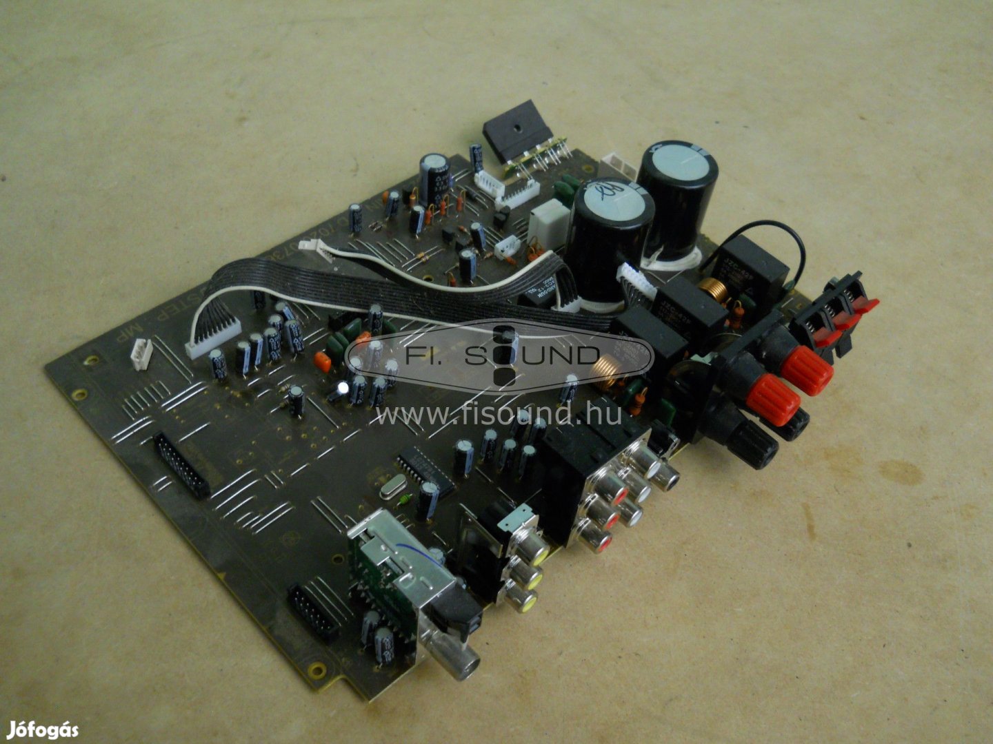 Pioneer Vsx-329-K hangfal csatlakozók,FM modul,kondikkal