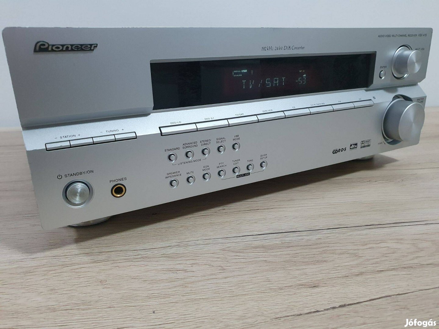 Pioneer Vsx-415-S fm házimozi sztereó hifi erősítő