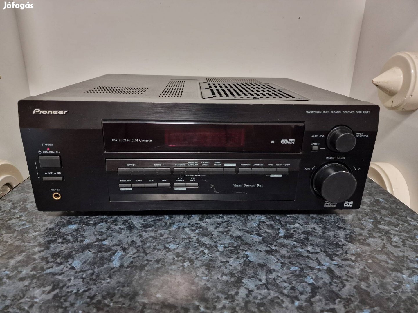 Pioneer Vsx-D511K házimozi rádiós erősítő, hibás 