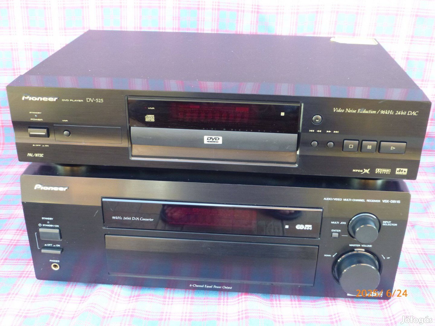 Pioneer Vsx-D811 S Házimozi + Pioneer DV 525 dvd !