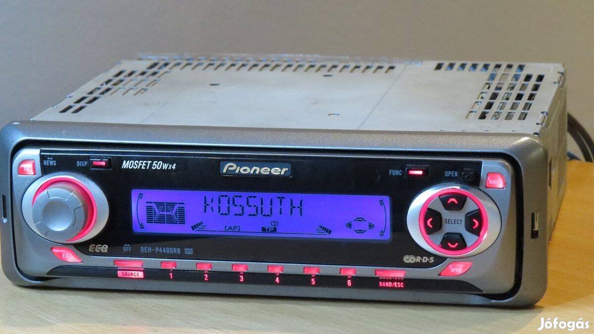 Pioneer Vw Deh-P4400RB cd mp3 rádió autórádió fejegység