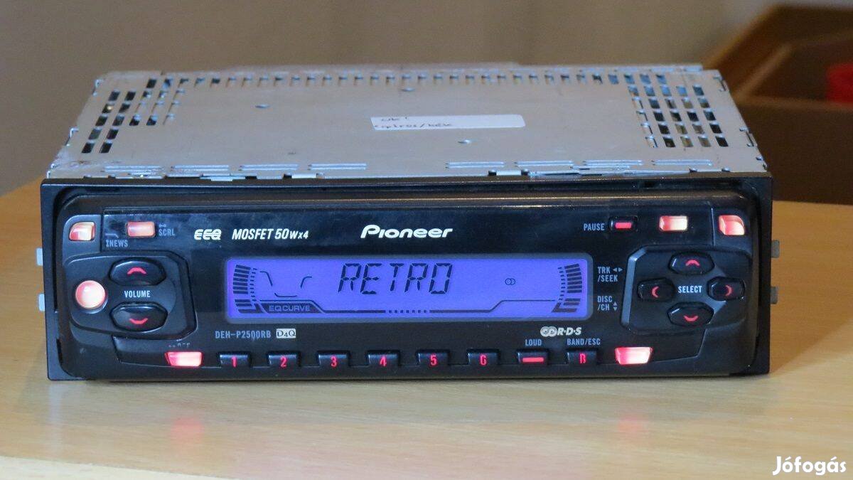 Pioneer Vw mp3 cd rádió autórádió fejegység