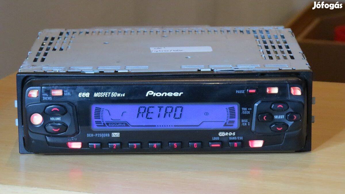 Pioneer Vw mp3 cd rádió autórádió fejegység