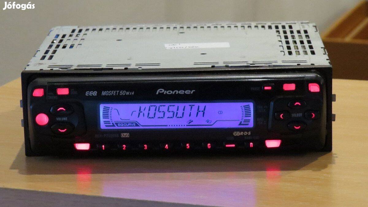 Pioneer Vw mp3 cd rádió autórádió fejegység