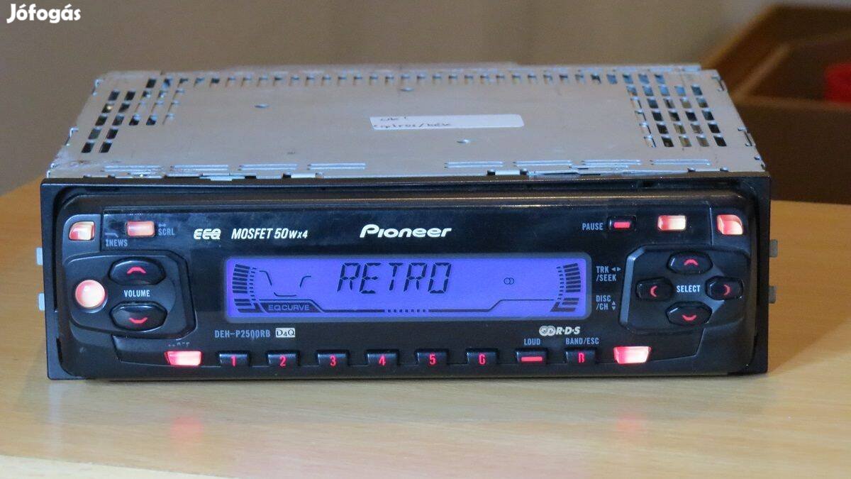 Pioneer Vw mp3 cd rádió autórádió fejegység