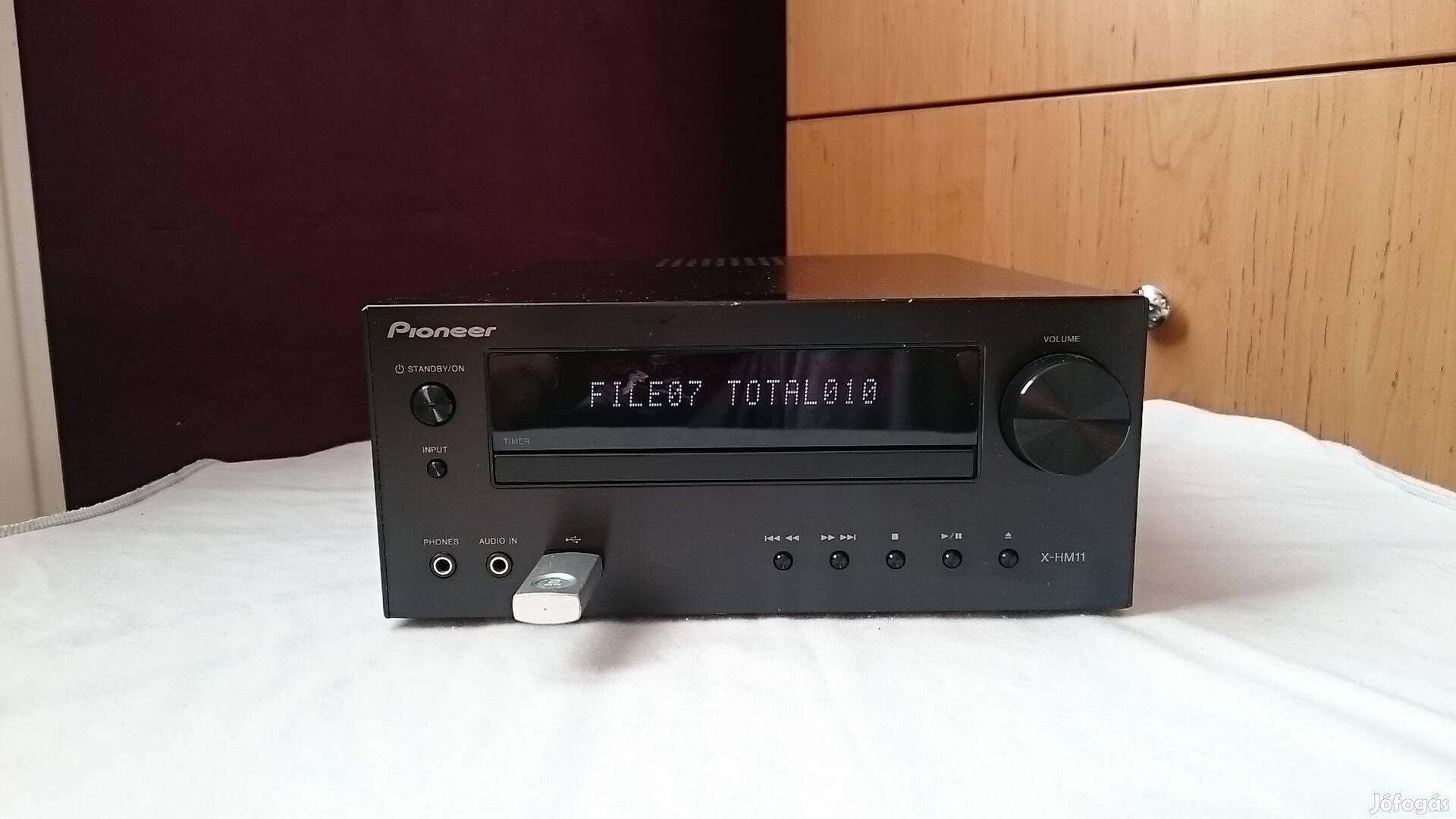 Pioneer X-HM11 hifi, erősítő, USB, CD lejátszó, rádió, AUX 