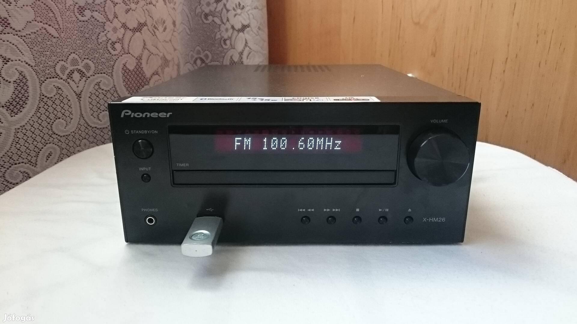 Pioneer X-HM26 hifi, USB, Bluetooth, CD lejátszó, rádió, AUX