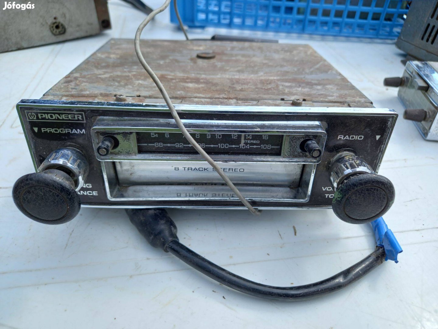 Pioneer autó rádió magnó vintage veterán
