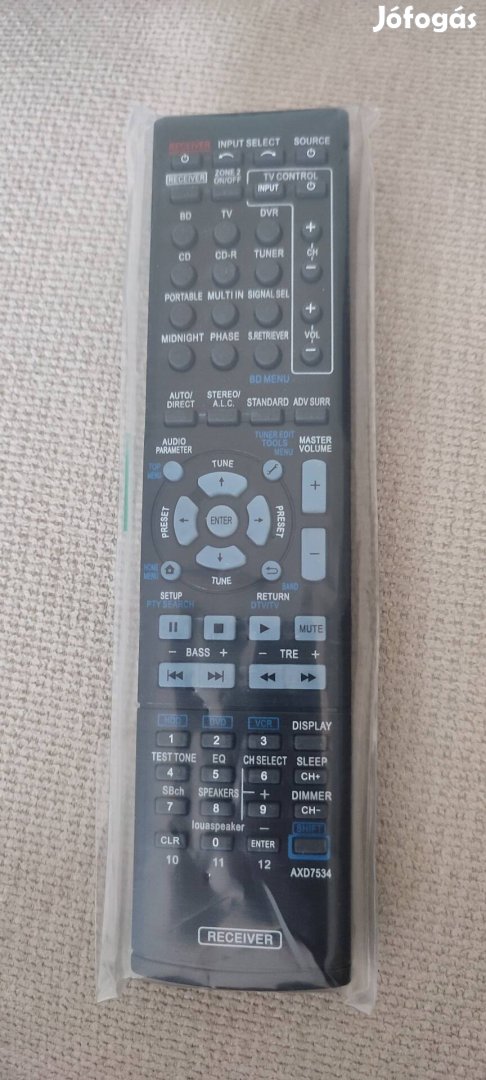 Pioneer axd 7534 házimozi rendszer távirányító 