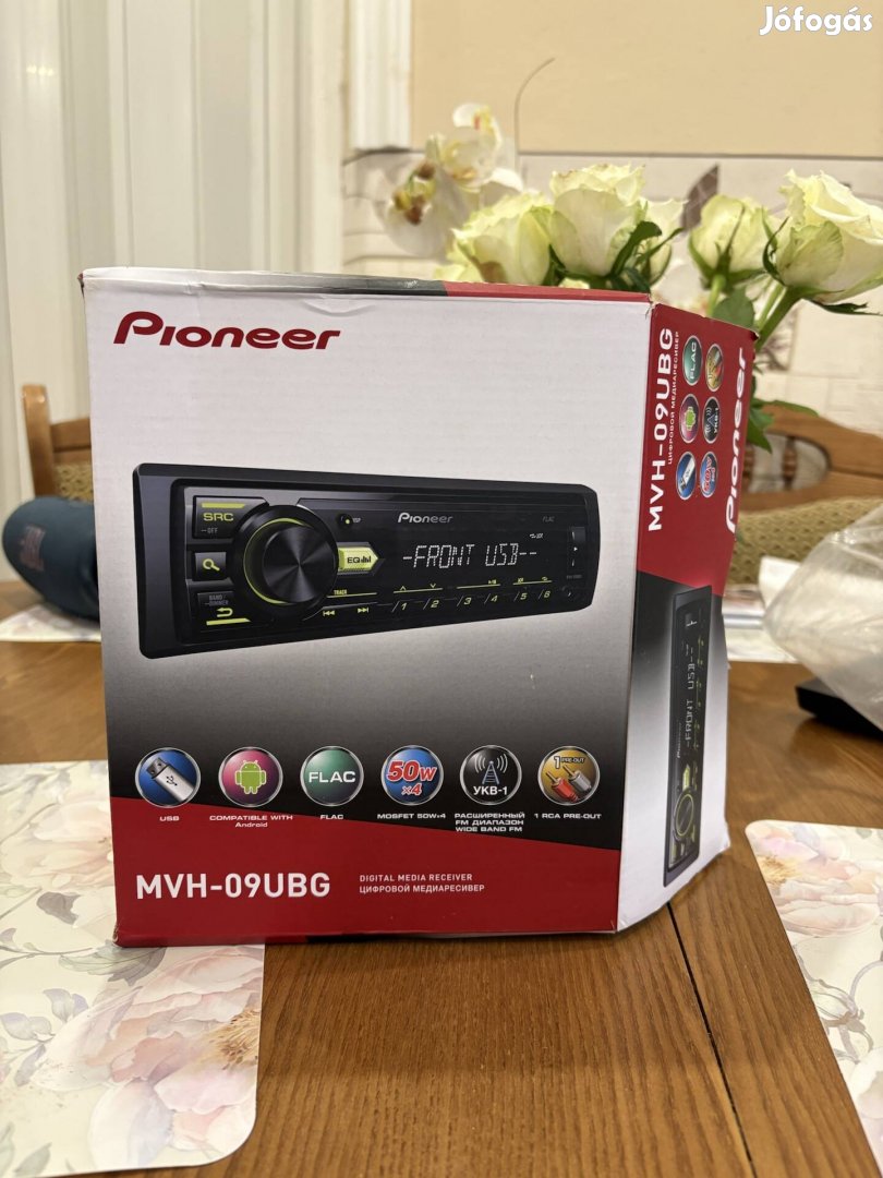 Pioneer bluetooth autó hifi