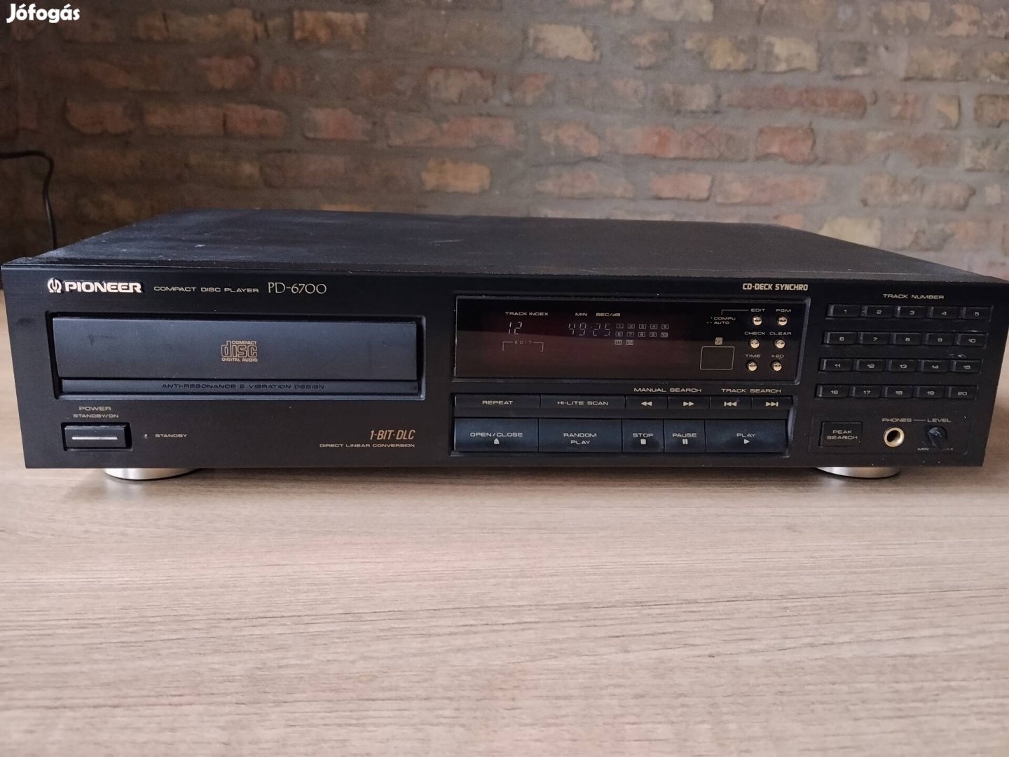 Pioneer cd lejátszó PD-6700 - hibás