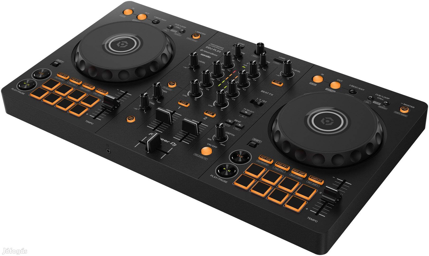 Pioneer ddj flx4 + fejhallgató + táska