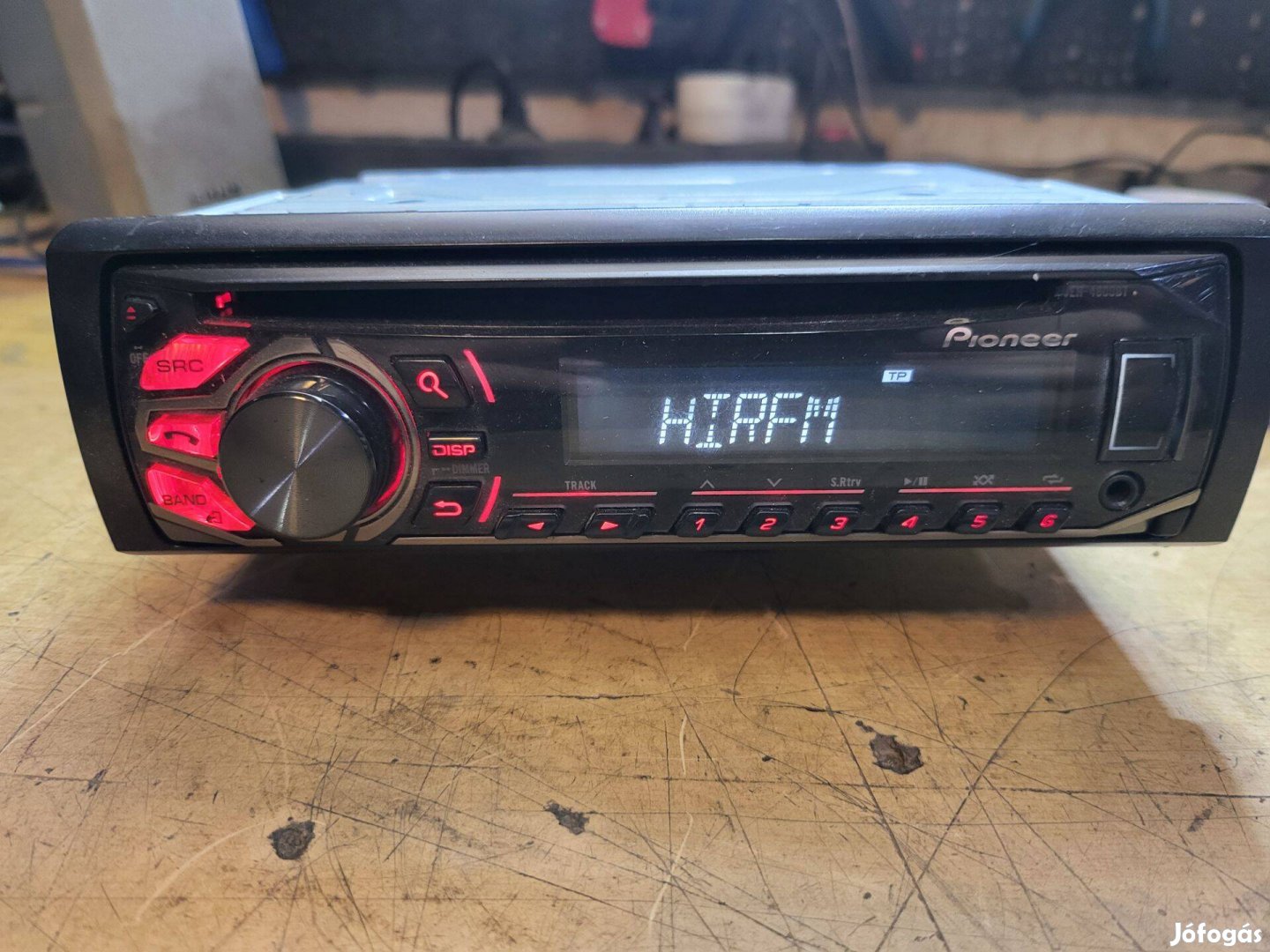 Pioneer deh-4600bt fejegység ( Bluetooth/usb/aux/cd)