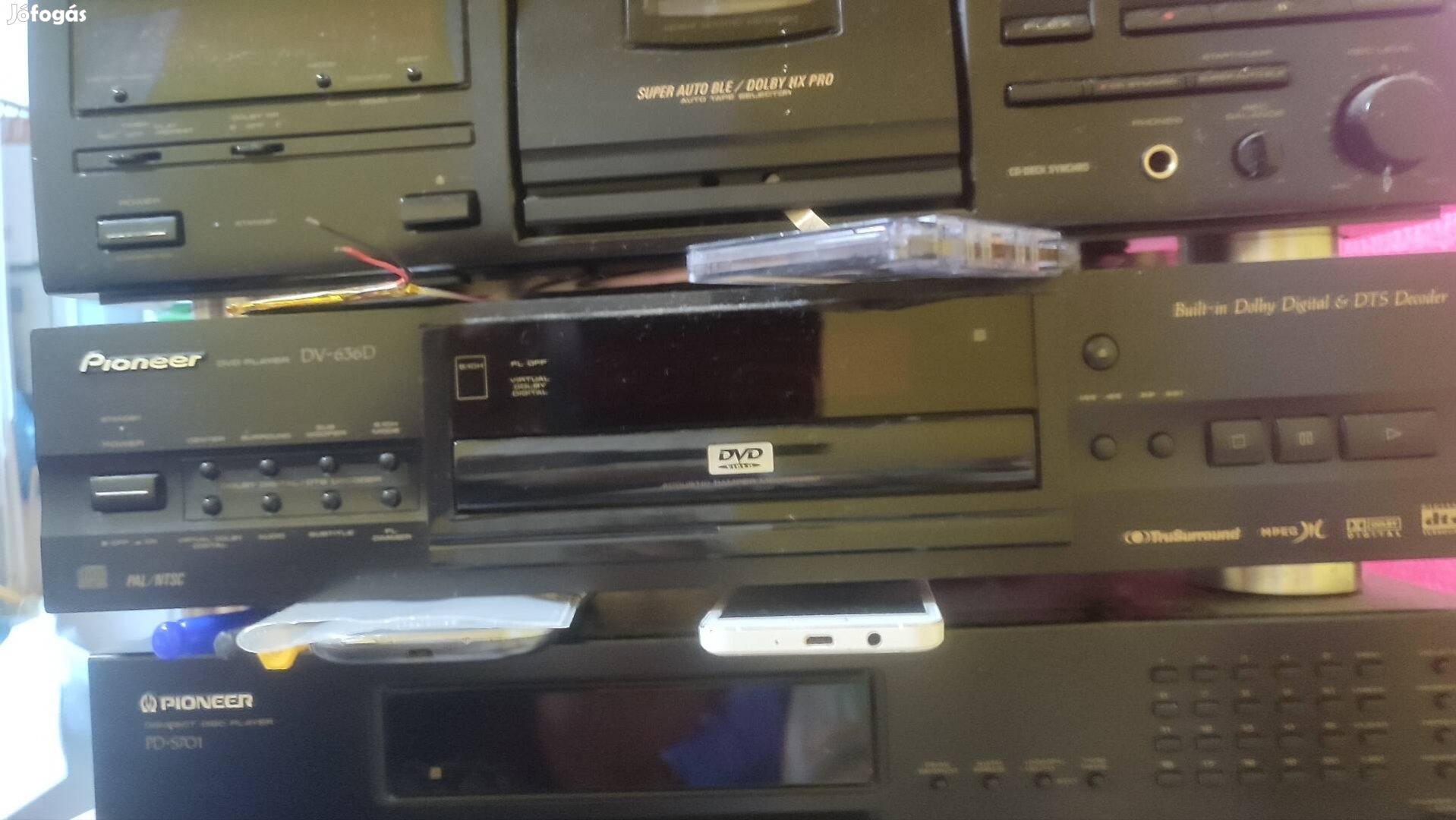 Pioneer dvd típus DV636D